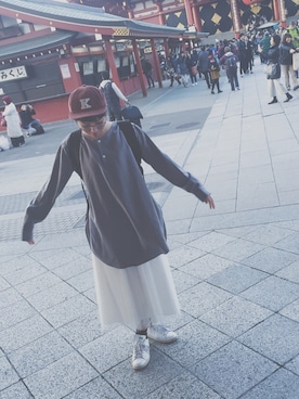 「CANVAS.（キャンバス）のアイテム」を使った、ひらめ。さん（レディース・164cm）の春コーディネート