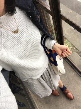 「ショッピング」｜「アイテム（その他シューズ）」を使った、m@さん（レディース・164cm）の春コーディネート