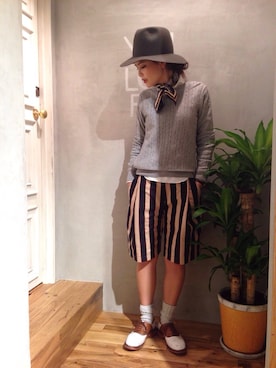 MOMOKO KOIKEさん（レディース・158cm）の冬コーディネート