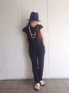 MOMOKO KOIKEさん（レディース・158cm）の夏コーディネート