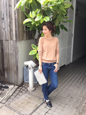 MOMOKO KOIKEさん（レディース・158cm）の夏コーディネート