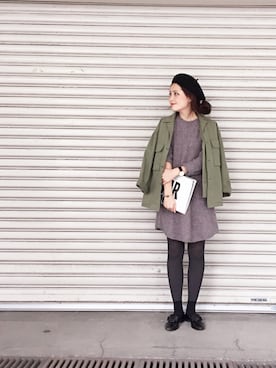 「MATATABI（マタタビ）のアイテム」を使った、MOMOKO KOIKEさん（レディース・158cm）の秋コーディネート