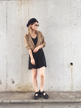 MOMOKO KOIKEさん（レディース・158cm）の夏コーディネート