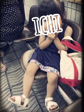 ichi & nanoさん（キッズ・100cm）の夏コーディネート