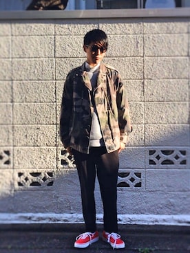 「SEVENDAYS=SUNDAY（セブンデイズサンデイ）のアイテム」を使った、macky☺︎さん（メンズ・172cm）の冬コーディネート