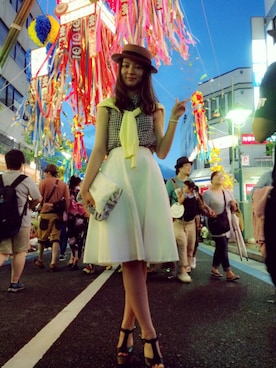 佐藤葵さん（レディース・165cm）の夏コーディネート