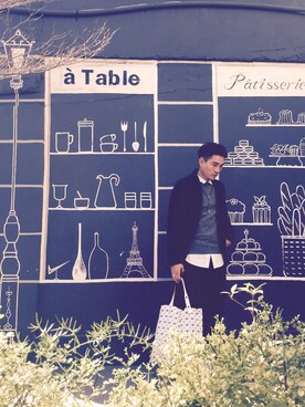 「URBAN RESEARCH（アーバンリサーチ）のアイテム（スーツジャケット）」を使った、showmingchangさん（メンズ・175cm）の冬コーディネート
