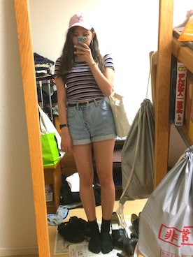 鹿さん（レディース・160cm）の夏コーディネート