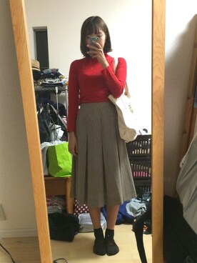 鹿さん（レディース・160cm）の秋コーディネート