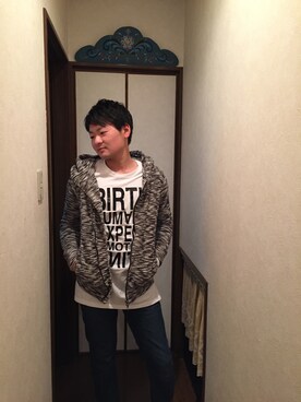 「GOSTAR DE FUGA（ゴスタール ジフーガ）のアイテム（その他アウター）」を使った、まさきさん（メンズ・170cm）の冬コーディネート