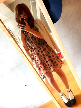 岸絢佳さん(レディース・161cm)の秋コーディネート