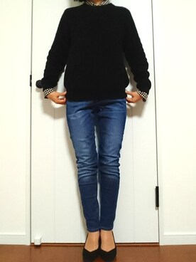 𝕪𝕦𝕚さん（レディース・155cm）の冬コーディネート