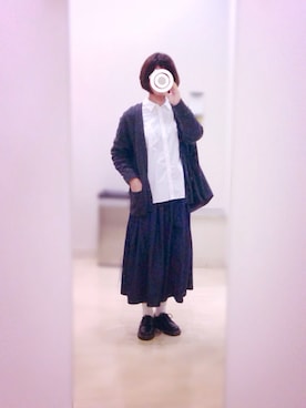「トイレから失礼しやす」｜「アイテム（その他シューズ）」を使った、ononさん（レディース・164cm）の冬コーディネート