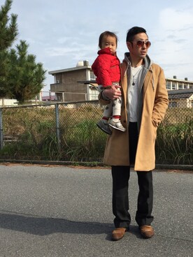 「アイテム（その他アウター）」を使った、つてのろたさん（メンズ・167cm・20代）の秋コーディネート