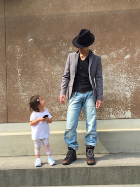 「COMME CA COLLECTION（コムサ・コレクション）のアイテム」を使った、つてのろたさん（メンズ・167cm）の秋コーディネート