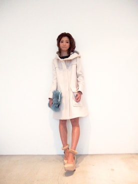 「JILL STUART（ジルスチュアート）のアイテム（ダッフルコート）」を使った、JILLSTUARTさん（レディース・165cm）の秋コーディネート