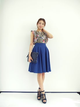 「おめかしコーデ」｜JILLSTUARTさん（レディース・157cm）の春コーディネート