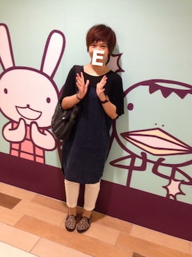 「ohana（オハナ）のアイテム」を使った、Eveさん（レディース・160cm）の夏コーディネート