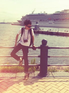 「LOMOのアイテム」を使った、ShigekiNanairoさん（メンズ・163cm）の秋コーディネート