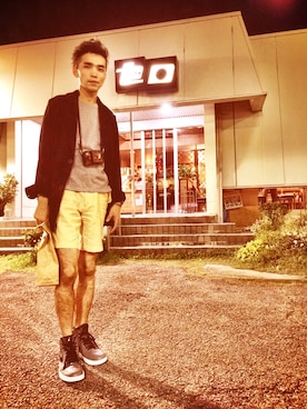 「LOMOのアイテム」を使った、ShigekiNanairoさん（メンズ・163cm）の秋コーディネート