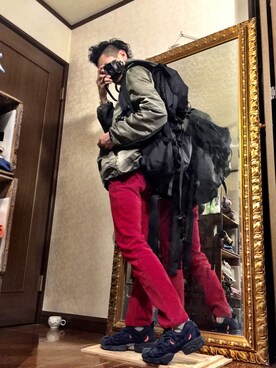 「アイテム（ブルゾン）」を使った、ShigekiNanairoさん（メンズ・165cm・20代）の冬コーディネート