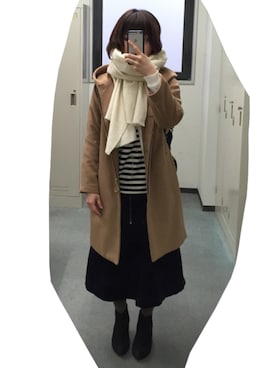 けーさん（レディース・159cm）の冬コーディネート