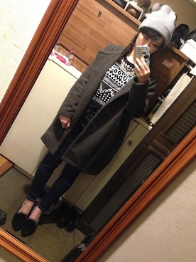 「cava cava（サヴァサヴァ）のアイテム（その他シューズ）」を使った、sammaoさん（レディース・156cm）の秋コーディネート