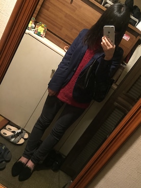 「cava cava（サヴァサヴァ）のアイテム（その他シューズ）」を使った、sammaoさん（レディース・156cm）の冬コーディネート