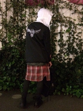 「mode」｜「アイテム（ブルゾン）」を使った、kzkさん（メンズ・175cm）の冬コーディネート