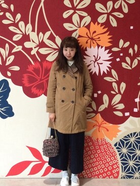「ELLE（エル）のアイテム（その他アウター）」を使った、natsumiinさん（レディース・170cm）の春コーディネート