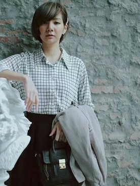「Miss Hannah/EKWO」｜MissHannah/EKWOさん（レディース・165cm）の春コーディネート