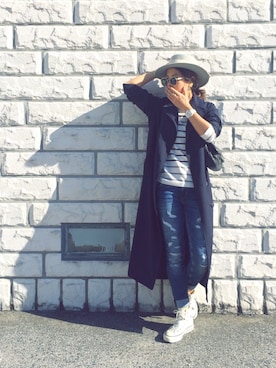 「Marc by Marc Jacobs（マークバイマークジェイコブス）のアイテム（トップス）」を使った、naaaamiさん（レディース・158cm）の秋コーディネート