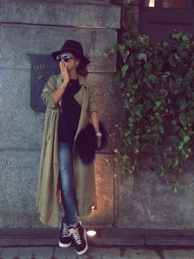 「Marc by Marc Jacobs（マークバイマークジェイコブス）のアイテム（シューズ）」を使った、naaaamiさん（レディース・158cm）の秋コーディネート