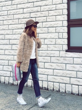 naaaamiさん（レディース・158cm）の冬コーディネート