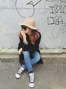 「URBAN RESEARCH ROSSO WOMEN（アーバンリサーチ　ロッソ）のアイテム（ジャケット/アウター）」を使った、naaaamiさん（レディース・158cm）の冬コーディネート