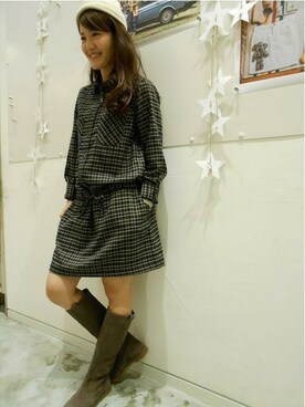 MACHIさん（レディース・157cm）の秋コーディネート