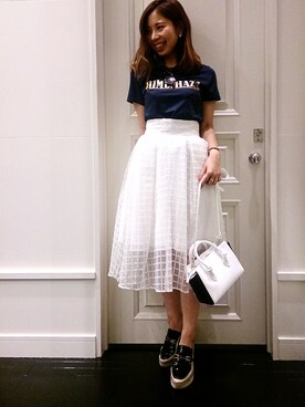 nozomi mizuguchiさん（レディース・157cm）の夏コーディネート