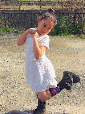 「kids fashion」｜lalachan lunachanさん（キッズ・133cm）の夏コーディネート