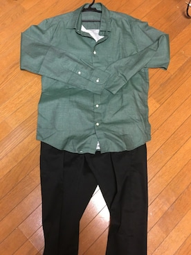 「BENETTON (UNITED COLORS OF BENETTON)（ベネトンユナイテッドカラーズオブベネトン）のアイテム（その他パンツ）」を使った、スプーン🥄4.02さん（メンズ・170cm）の秋コーディネート