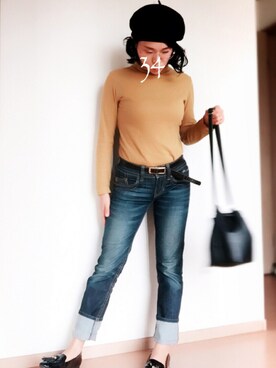 happaoyakoさんの（international world jeans | インターナショナル ワールド ジーンズ）を使ったコーディネート