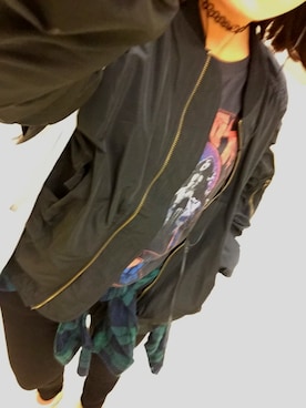 「EVRIS（エヴリス）のアイテム（ダウンジャケット/コート）」を使った、dollchanさん（レディース・153cm）の秋コーディネート
