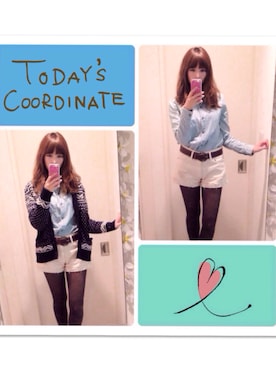 「カウチン」｜makiさん（レディース・158cm）の冬コーディネート