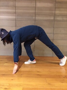 「ALDIES（アールディーズ）のアイテム（帽子）」を使った、naouさん（メンズ・182cm）の冬コーディネート