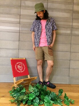 naouさん（メンズ・182cm）の夏コーディネート