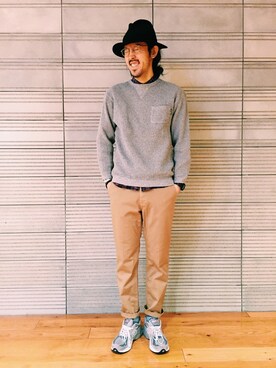 naouさん（メンズ・182cm）の冬コーディネート