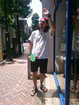 「Beaver渋谷店」｜naouさん（メンズ・182cm）の夏コーディネート