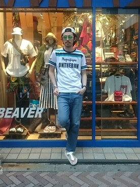 naouさん(メンズ・182cm)の夏コーディネート