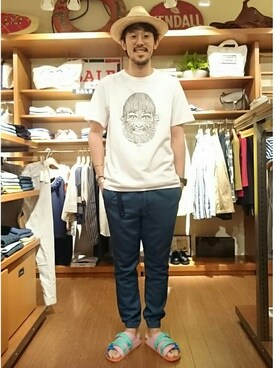 naouさん（メンズ・182cm）の夏コーディネート