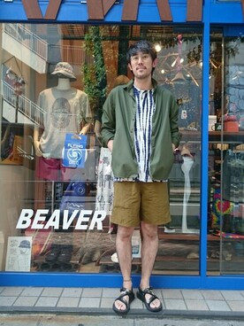 naouさん（メンズ・182cm）の夏コーディネート