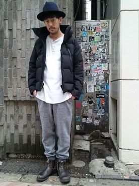 「Blundstone（ブランドストーン）のBlundstone/ブランドストーン　ｻｲﾄﾞｺﾞｱﾌﾞｰﾂ Men's（ブーツ）」を使った、naouさん（メンズ・182cm）の秋コーディネート